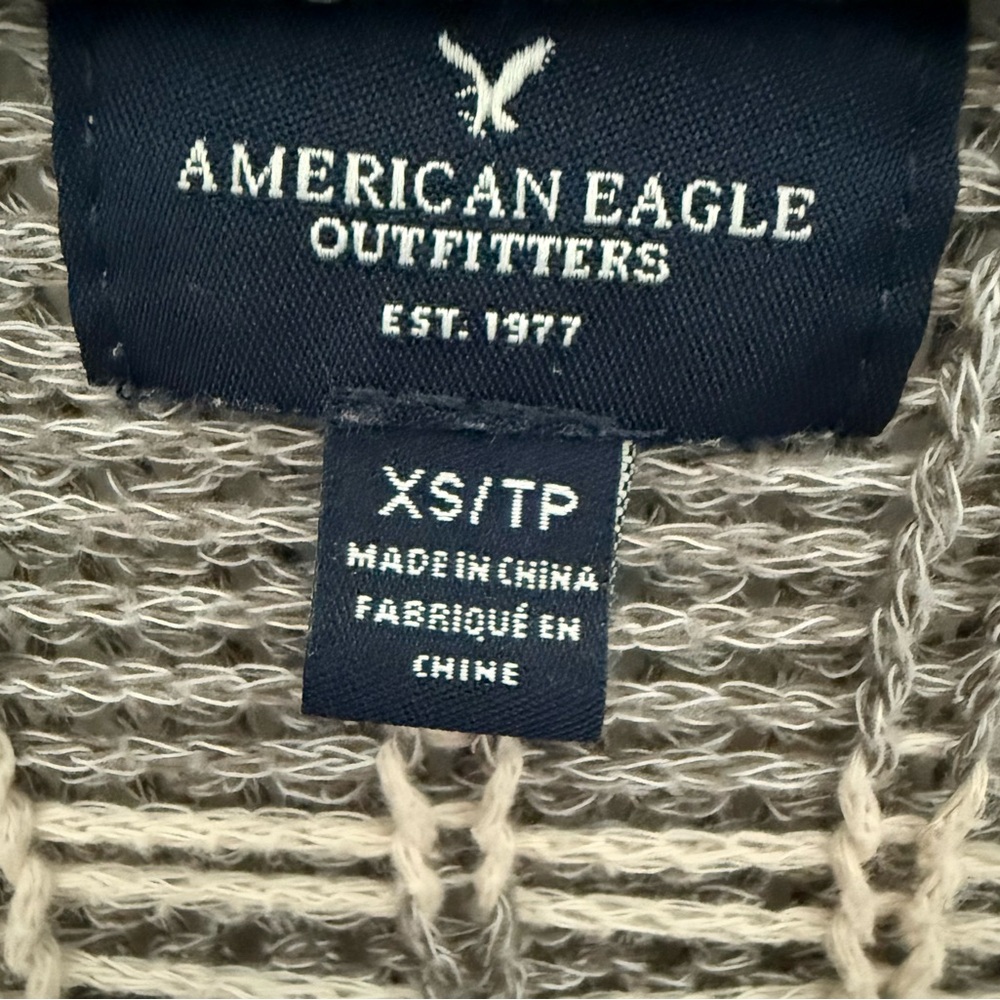 American Eagle Chevron Patterned Open Front Cardi… - image 4